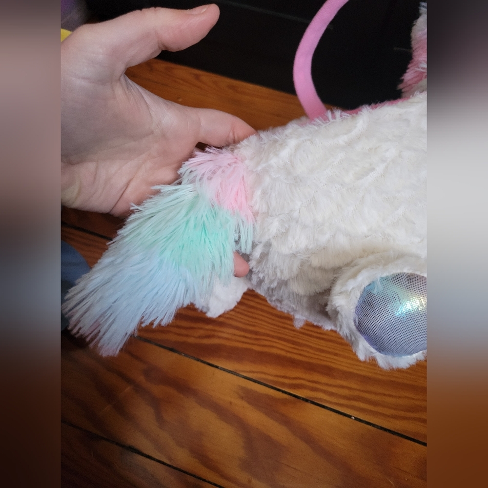 Nwot Plush Stuffed Animal Unicorn Easter Basket - Picture 4 of 7